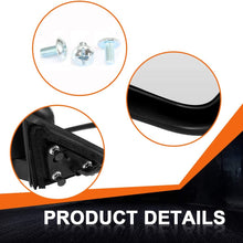 ROADFAR Black Right Side View Mirror Manual Folding Power Adjustment Fit Compatible with 2017 2018 2019 Rogue 2018 X-Trail