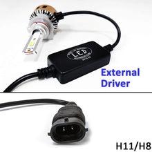 SOCAL-LED 2x Tricolor H11 LED Conversion Kit Super Bright 40W Headlight Bulbs 3000K 4300K 6000K Switchback 3-IN-1 CSP Chip