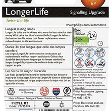Philips 1129LLB2 LongerLife Miniature Bulb, 2 Pack