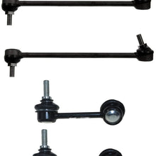 Detroit Axle - (2) Front Stabilizer Sway Bar End Links & (2) Rear Stabilizer Sway Bar End Links for 2009 2010 2011 2012 2013 2014 Nissan Maxima