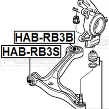 FEBEST HAB-RB3B Control Arm Bushing