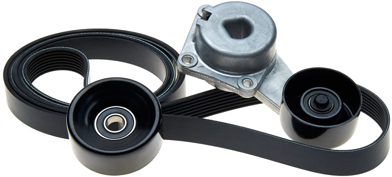 ACDelco ACK080991 Professional Automatic Belt Tensioner and Pulley Kit with Tensioner, Pulley, and Belt