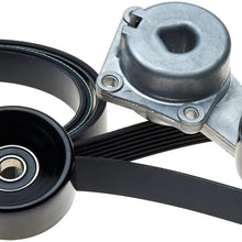 ACDelco ACK080991 Professional Automatic Belt Tensioner and Pulley Kit with Tensioner, Pulley, and Belt
