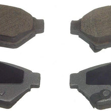 Wagner QC1075 Ceramic Disc Pad Set With Installation Hardware, Front