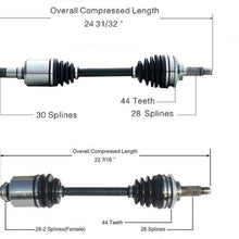 Front Cv Axle Shafts For 2003-2005 Mazda 6 3.0L Manual Transmission ONLY