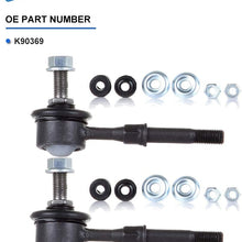 ECCPP Steering Front Sway Bar End Links Stabilizer Bar Links for 1999-2005 Hyundai Sonata 2004-2006 Kia Amanti 2001-2005 Kia Optima Magentis 2002-2005 Hyundai XG350 2pc K90369