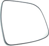 Kool Vue NS24GL Mirror Glass for Nissan Murano 15-17/Pathfinder 17-18/Rogue 14-18 Left Side With Backing Plate