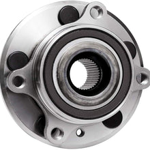 Front and Rear Wheel Hub and Bearing Assembly Compatible With Ford Edge Flex Taurus Lincoln MKS MKT MKX AUQDD 513275 x2 (Pair) [5 Lug Hub]