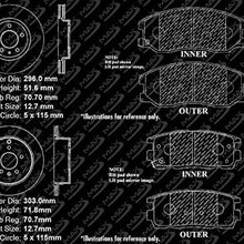 [Front + Rear] Max Brakes Premium XD Rotors with Carbon Ceramic Pads KT069123