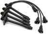TUPARTS Pack of 4 Ignition Wire Sets Compatible with Abarth 750 Toyota Camry/ RAV4/ Solara 1959-2001