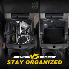 Xprite Center Console Organizer Box with Anti-Slip Rubber Padding for 2018-2020 Jeep Wrangler JL/JLU