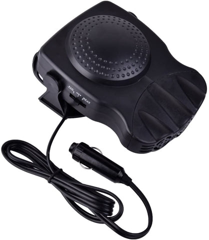 Facaimo DC 12V Car Auto Portable Electric Heater Heating Cooling Fan Defroster Demister
