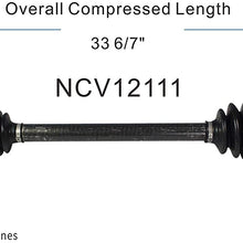 GSP NCV12111 CV Axle Shaft Assembly for Select 2011-18 Dodge Durango and Jeep Grand Cherokee - Rear Left or Right (Driver or Passenger Side)