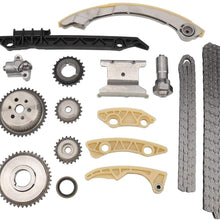 MAYASAF Engine Timing Chain Kit for 11-15 Buick LaCrosse/Regal/Verano, 06-10 Chevy Cobalt/10-15 Equinox/06-11 HHR/08-13 Malibu, Pontiac G5/G6, GMC SAAB Saturn ION/Aura/Vue/Sky