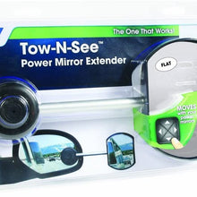 Camco 25664 Flat Tow-N-See Mirror - Driver Side