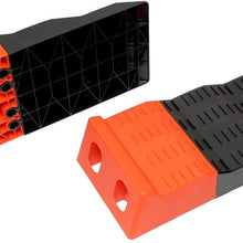 BISupply Tandem Axle Leveler Ramps – 3 Level RV Leveling Blocks Heavy Duty Separating Camper Leveling Ramps, 2 Pk