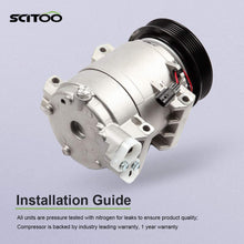 SCITOO AC Compressor Pump Compatible with CO 11200C for Nissan Rogue L4 2.5L 2008-2013