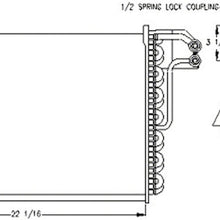 OE Replacement A/C Condenser FORD LTD (MIDSIZE) 1983-1988 (Partslink FO3030161|FO3030162|FO3030167|FO3030168)