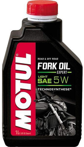 Motul 105929 5W Fork Oil (Expert Light), 1 L, 1 Pack, 33.81 Fluid_Ounces