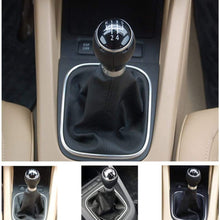 KIMISS Car Automatic Shift Knob with Button, for Audi A5 A4L Q5 B8 B8PA B9 2009-2016, Left-Hand Drive Gaiter Boot Gear Shift Stick Knob Leather Dust-Proof Gaiter Boot Cover