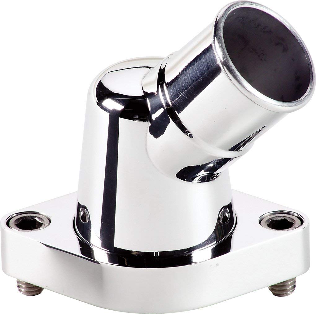 Billet Specialties 90420 Polished 45 Degree Swivel Thermostat Housing