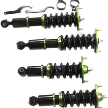 INEEDUP Complete Coilovers Struts Shocks Replacement Fit for 1990-1997/1999-2005 Mazda Miata