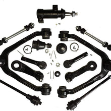 TRIL GEAR 13pc Complete Steel Lower Control Arms Front Suspension Kit fit for Tahoe & Sierra 1500 4x4-6-Lug