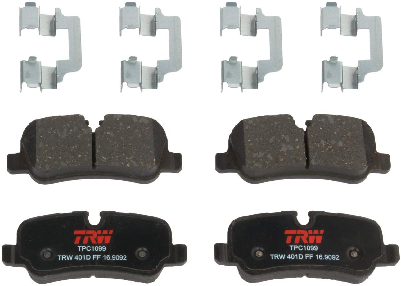 TRW TPC1099 Black Premium Ceramic Rear Disc Brake Pad Set