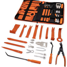 Auto Trim Removal Tool, 25 Pieces Door Panel Removal Tools for Dash Center Console Installation and Remover Auto Clip Pliers Fastener Remover Pry Tool Set with Storage Bag