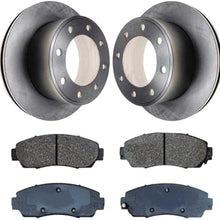 Auto Shack CBO641431068CF- Rear Brake Rotors and Ceramic Pads