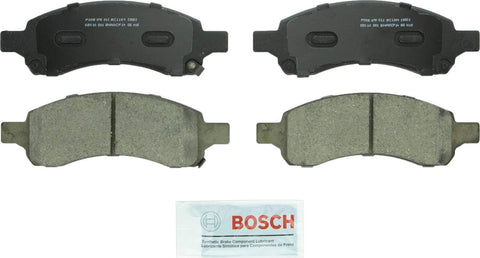 Bosch BC1169 QuietCast Premium Ceramic Disc Brake Pad Set For Select Buick Rainier; Chevrolet Colorado, Trailblazer; GMC Acadia, Canyon, Envoy; Isuzu Ascender; Saab 9-7x; Front