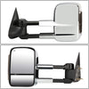 DNA Motoring TWM-001-T999-CH-SM+DM-074 Pair of Towing Side Mirrors + Blind Spot Mirrors