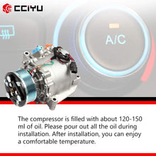 cciyu AC Compressor with Clutch for Honda Civic 2006-2011 CO 4918AC Auto Repair Compressors Assembly