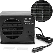 2 in 1 Universal 12V Electric Vehicle SUV car Heater, Portable Ceramic Heating and Cooling Dryer, Warmer Fan defogger defroster 150/300W