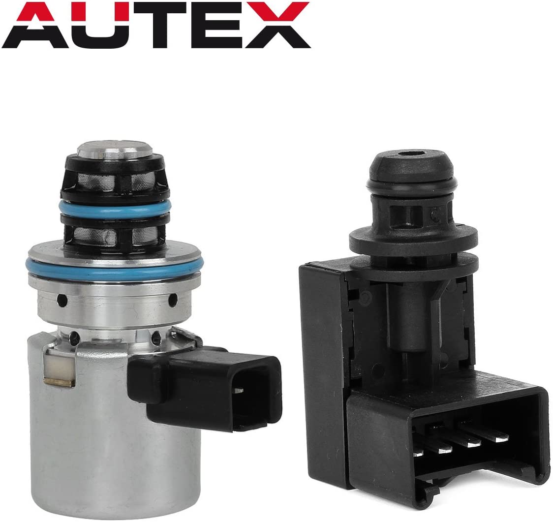 AUTEX A500 A518 46RE 47RE 46RH Governor Pressure Sensor Transducer & Solenoid Kit Compatible With Jeep Grand Cherokee 2000-2004/Dodge Dakota Durango Ram 1500 2500 3500 Van 2000-2003