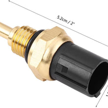 Qiilu Coolant Temperature Sensor, 37870-PJ7-003 Water Coolant Temperature Sensor Fit for Honda Civic Acura CL