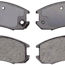 ACDelco 17D399 Professional Organic Front Disc Brake Pad Set