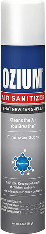 Ozium Glycol-Ized Professional Air Sanitizer / Freshener New Car Scent, 3.5 oz. aerosol (OZM-22)