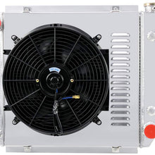 OzCoolingParts 4 Row Core Aluminum Radiator + 16" Fan w/Louver Shroud + Thermostat/Relay Kit for 1987-2006 88 89 90 91 92 93 94 95 96 97 98 99 00 01 02 03 04 05 Jeep Wrangler TJ YJ V8 Auto Engine