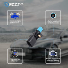 ECCPP Camshaft Position Sensor 06C905163B Fit for Audi A3/A4/A6/Allroad Quattro, Audi S3/S4/S6/TT Quattro, VW Eos/Golf/Golf City/Golf R/GTI/Jetta/Jetta City/Passat 2002-2014 1.8L-4.2L l4 V6 Models