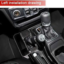 Salusy Gear Shifter Console Side Storage Box Side Organizer Tray Auto Transmission Compatible for 2018-2020 Jeep Wrangler JL JLU & 2020 Jeep Gladiator JT