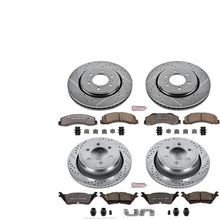 Power Stop K6268-36 Z36 Truck and Tow Front and Rear Brake Kit