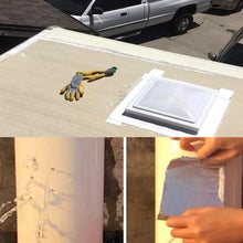 RV Roof Seal Tape Repair Tape  White 4"x 50',Seal and Waterproof,Roofs Bond  Sealant,Seam,Skylight,Flashing,Motorhome ，Camper ，Sealant Roofing,Window, Boat Sealing, Truck Stop Camper Roof Leaks
