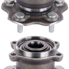 Fastspace 512535 Wheel Hub Bearing Set 5 Lugs without ABS Sensor 2PC 2011-2017 for Nissan Juke Hub Assembly Rear Kit 2017-2019 for Nissan Qashqai