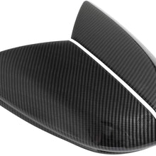 MOTOKU ABS Carbon Fiber Side View Mirror Replacement Cover Cap for 2016 2017 2018 2019 2020 Honda Civic