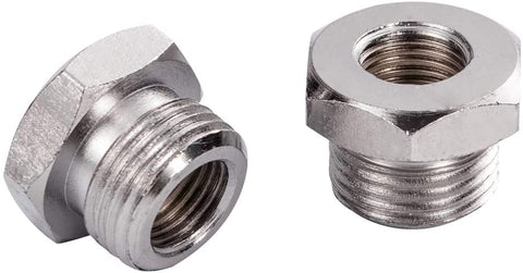 2pcs Adapters Reduce O2 Sensor Ports Plugs Bungs 18 mm to 12 mm