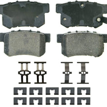AutoDN REAR 4PCS PREMIUM Ceramic Disc Brake Pad Set Compatible With ACURA CL 1997 1998 1999