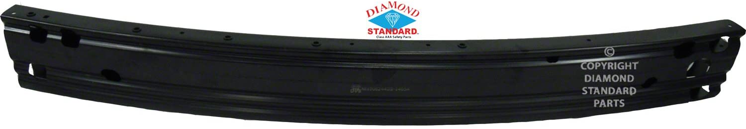 CPP Silver CAPA Front Bumper Reinforcement for 14-16 Nissan Rogue