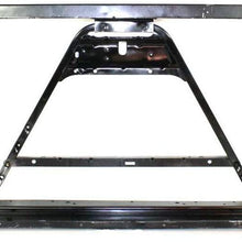 Radiator Support Compatible with Chevrolet Silverado Pickup 1999-2002 Assembly Black Steel