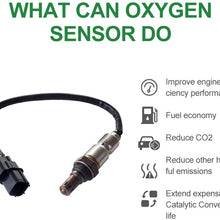 SCITOO Air Fuel Ratio Sensor Oxygen Sensor O2 Front 234-5053 fit 2007-2009 Acura MDX Honda Odyssey 3.5L 3.7L